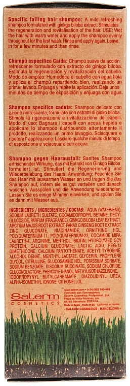 Keratin Shampoo gegen Haarausfall - Salerm Biokera for Treated Hair Shampoo — Bild N3