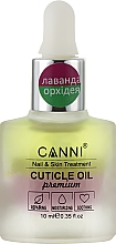 Zweiphasiges Nagelhautöl Lavendel und Orchidee - Canni Cuticle Oil Premium — Bild N1