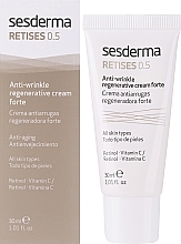 Regenerierende Anti-Falten Gesichtscreme mit Retinol und Vitamin C - SesDerma Laboratories Retises 0.50% Antiwrinkle Regenerative Cream Forte — Bild N2