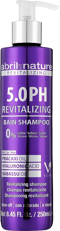 Revitalisierendes Shampoo - Abril et Nature 5.0 PH Revitalizing Bain Shampoo  — Bild N1