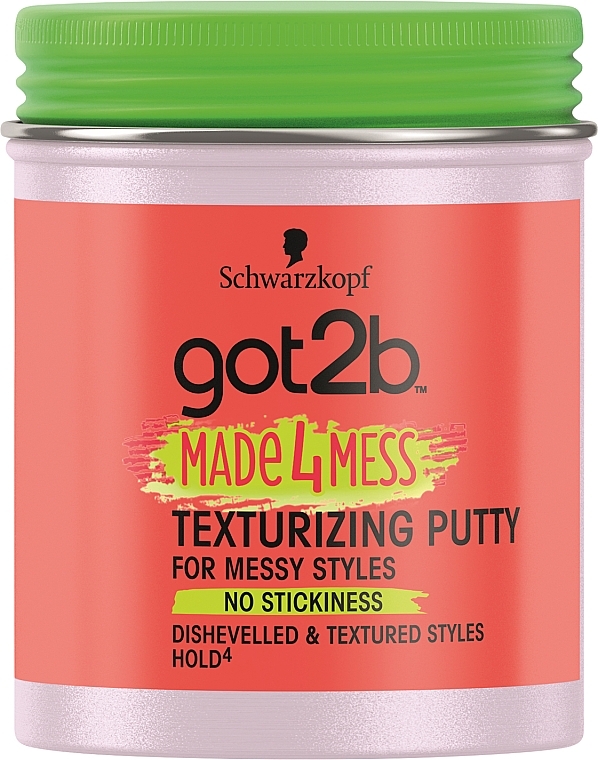 Modellierende Haarpaste - Schwarzkopf Got2b Made4Mess Texturizing Paste