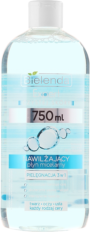 Feuchtigkeitsspendende Mizellenflüssigkeit für alle Hauttypen - Bielenda Expert Micellar Water — Foto N3