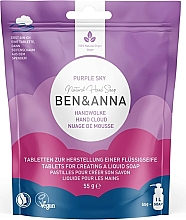 Düfte, Parfümerie und Kosmetik Seifentabletten für die Hände lila Himmel - Ben & Anna Purple Sky Hand Cloud Soap Tablets