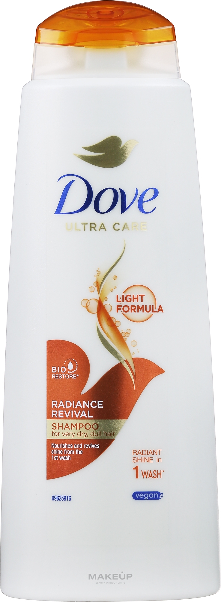 Revitalisierendes Shampoo für sehr trockenes, brüchiges Haar - Dove Nutritive Solutions Radiance Shampoo — Bild 400 ml