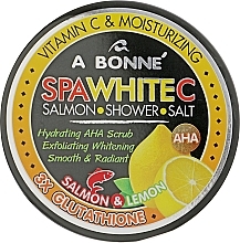 Duschsalz-Peeling - A Bonne Spa White Salmon Shower Salt — Bild N1