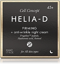 Anti-Falten Nachtcreme für das Gesicht 45+ - Helia-D Cell Concept Cream — Bild N4