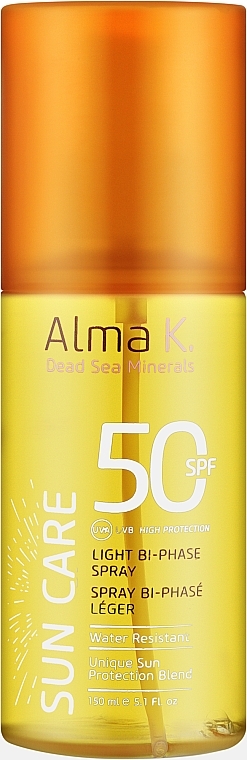 Zweiphasiges leichtes Körper-Sonnenschutzspray - Alma K Sun Care Light Bi-Phase Spray SPF50 — Bild N1