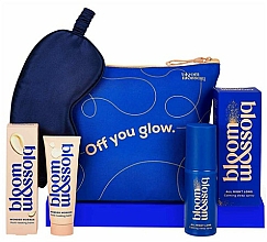 Düfte, Parfümerie und Kosmetik Set - Bloom & Blossom Lights Out Relaxing Gift Set ( b/balm/50ml + spray/75ml + sleep/mask/1pcs + bag)