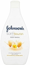 Beruhigendes und feuchtigkeitsspendendes Duschgel mit Mandelöl und Jasmin - Johnson`s Body Wash Soft & Pamper — Bild N1