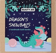 Geschenkset - Beauty Jar Dragon's Snowballs (Badebombe 4x130g) — Bild N2