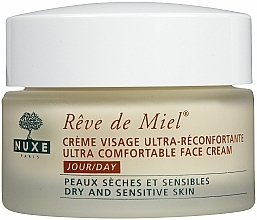 Pflegende, reparierende und beruhigende Tagescreme für trockene und empfindliche Haut - Nuxe Reve de Miel Ultra Comfortable Face Cream — Bild N1