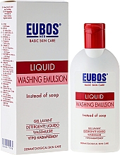 Düfte, Parfümerie und Kosmetik Flüssige Wasch-, Dusch- und Badeemulsion - Eubos Med Basic Skin Care Liquid Washing Emulsion Red