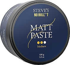 Düfte, Parfümerie und Kosmetik Matte Haarpaste mittlerer Halt - Steve's No Bull***t Matt Paste Medium 