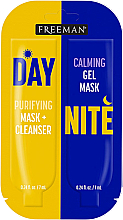 Düfte, Parfümerie und Kosmetik Gesichtsmaske - Freeman Day & Nite Dual Mask