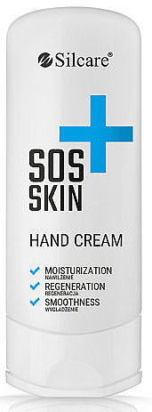 Feuchtigkeitsspendende Handcreme mit Sheabutter und Vitamin E - Silcare S.O.S. Skin Hand Cream