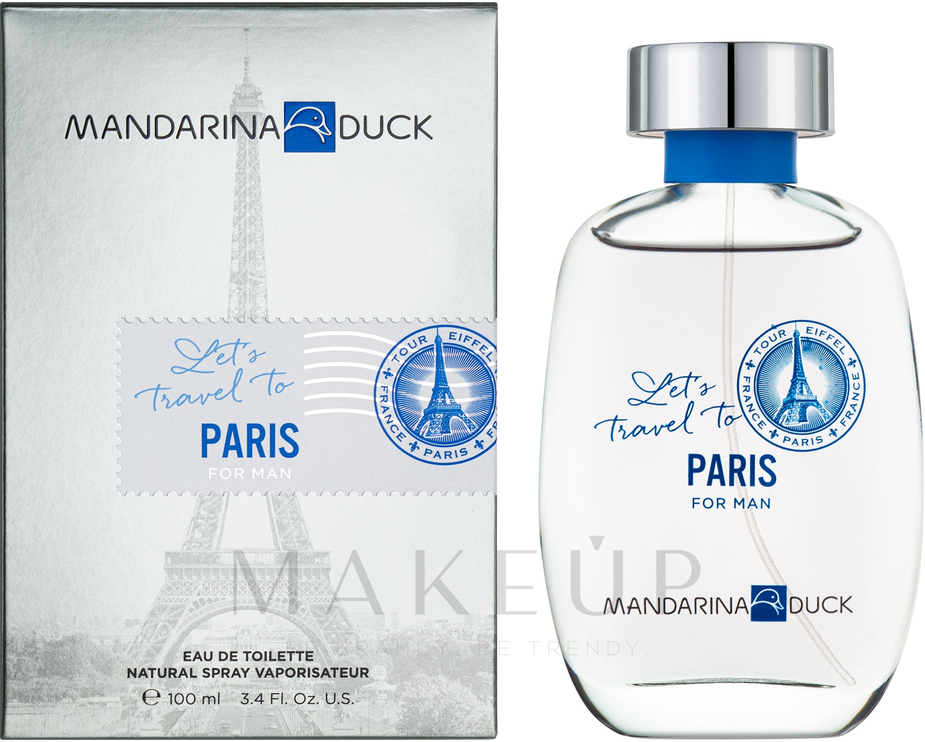 Mandarina Duck Let's Travel To Paris For Man - Eau de Toilette — Bild 100 ml