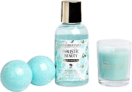 Set - IDC Institute Holistic Beauty Bath Set (b/balls/2*30 g + sh/gel/100 ml + candle) — Bild N1