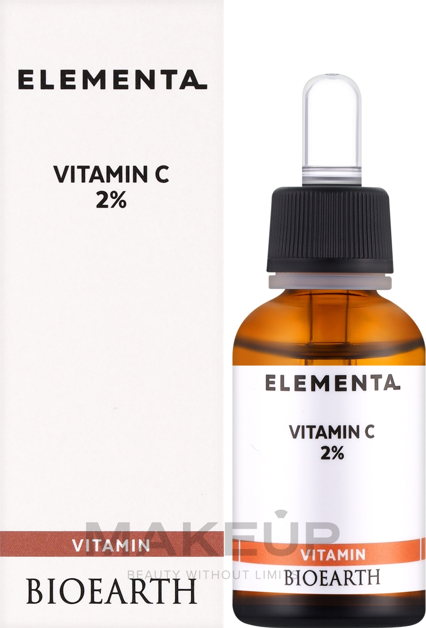 Gesichtsserum Vitamin C 2 % - Bioearth Elementa Vitamin C 2% — Bild 30 ml