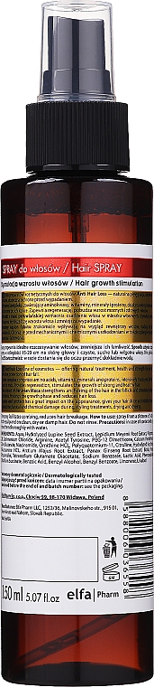 Spray für dünnes und beschädigtes Haar - Dr. Sante Anti Hair Loss Spray — Bild N2