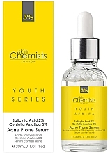 Serum gegen Akne - Skin Chemists Youth Series Salicylic Acid 2%, Centella Asistica 3% Acne Prone Serum — Bild N2