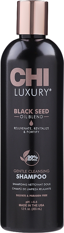 Reinigendes Shampoo mit Schwarzkümmelöl - CHI Luxury Black Seed Gentle Cleansing Shampoo — Bild N1