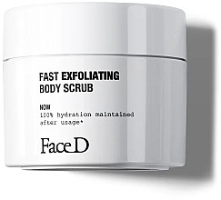 Körperpeeling - FaceD Fast Exfoliating Body Scrub — Bild N1