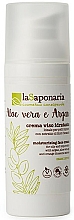 Düfte, Parfümerie und Kosmetik Feuchtigkeitsspendende Gesichtscreme mit Aloe vera und Argan - La Saponaria Aloe Vera & Argan Moisturizing Face Cream