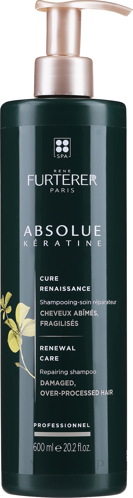 Erneuerndes Shampoo mit Ketatin für geschädigtes Haar - Rene Furterer Absolue Keratine Renewal Shampoo — Bild 600 ml
