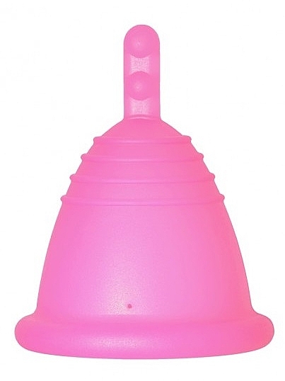 Menstruationstasse Größe XL Fuchsie - MeLuna Sport Shorty Menstrual Cup Stem — Bild N1