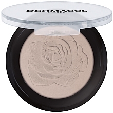 Kompakter Gesichtspuder - Dermacol Powder With Rose Relief — Bild N2