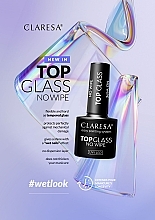 Universeller transparenter Nagelüberlack - Claresa Top Glass No Wipe — Bild N3