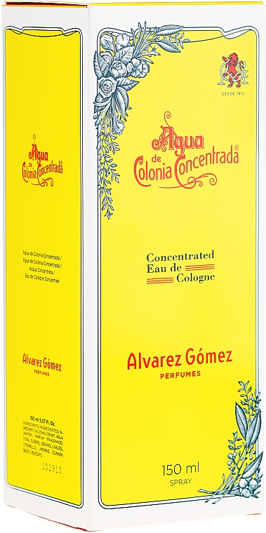 Alvarez Gomez Agua De Colonia Concentrada - Eau de Cologne — Foto N2