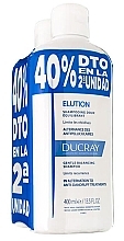 Set - Ducray Elution Duplo Gentle Balancing Shampoo (shmp/2x400ml) — Bild N1