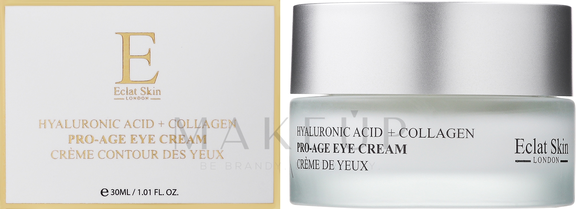Augencreme mit Hyaluronsäure und Kollagen - Eclat Skin London Hyaluronic Acid + Collagen Pro Age Eye Cream — Bild 30 ml