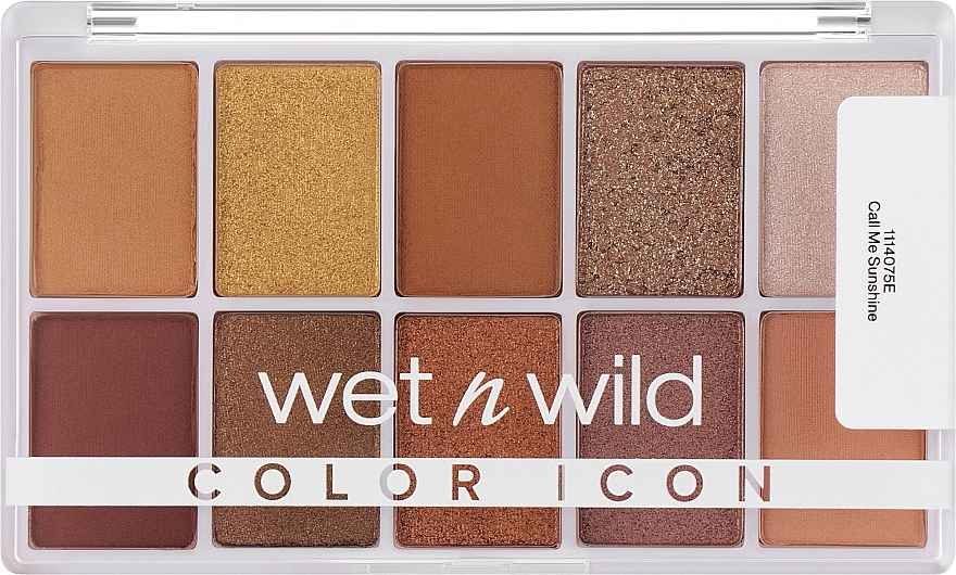 Lidschatten-Palette - Wet N Wild Color Icon 10-Pan Eyeshadow Palette — Bild N2