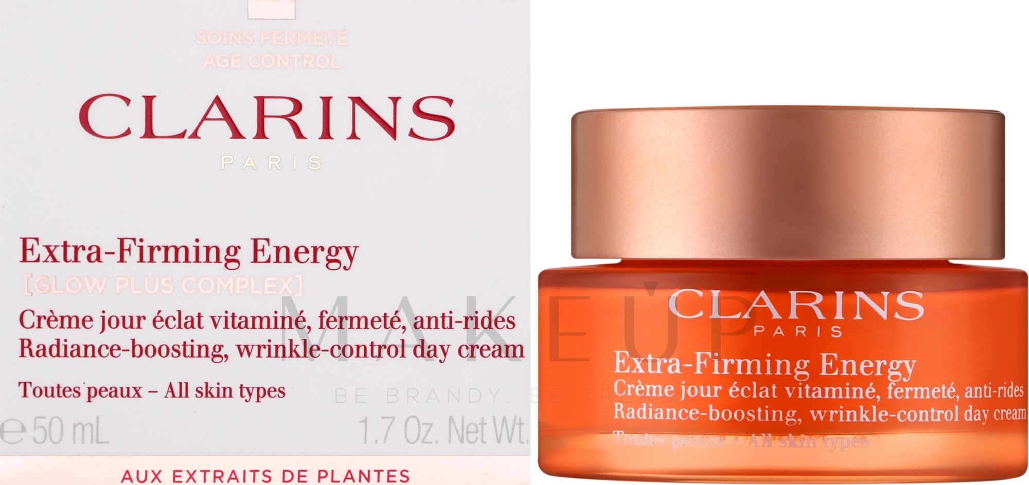 Intensiv straffende und energiespendende Anti-Falten Tagescreme für das Gesicht - Clarins Extra Firming Energy — Bild 50 ml