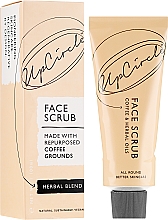 Düfte, Parfümerie und Kosmetik Kaffee-Gesichtspeeling mit Kräuterölen - UpCircle Coffee Face Scrub Herbal Blend