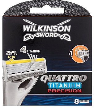 Ersatzklingen - Wilkinson Sword Quattro Titanium Precision — Bild N1