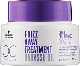 Düfte, Parfümerie und Kosmetik Intensive Haarmaske - Schwarzkopf Professional Bonacure Frizz Away Treatment