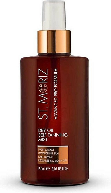 Trockenes Selbstbräunungsöl für Körper - St. Moriz Advanced Pro Formula Dry Oil Self Tanning Mist — Bild N1