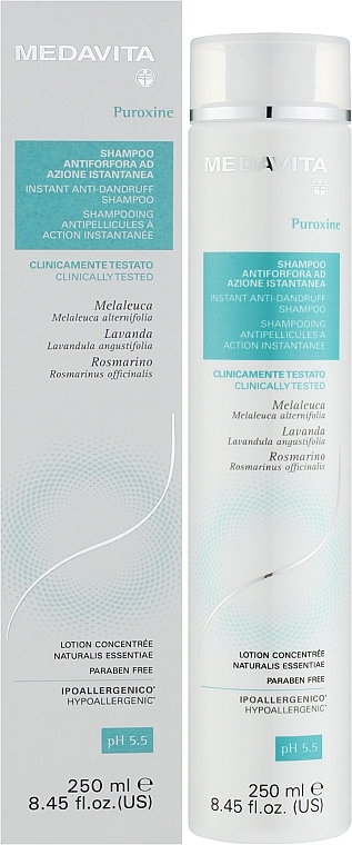 Haarshampoo - Medavita Puroxine Instant Anti-Dandruff Shampoo — Bild N2