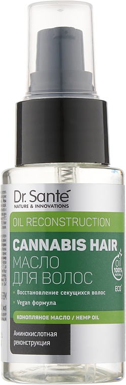 Hanföl für das Haar - Dr. Sante Cannabis Hair Oil — Bild N1