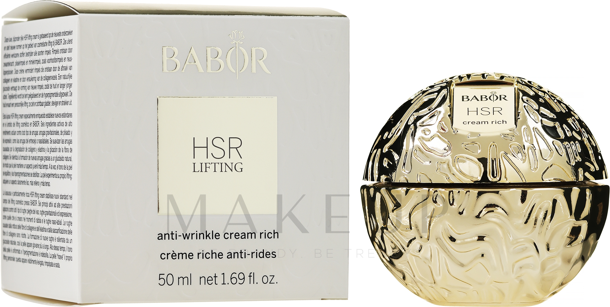 Luxuriöse reichhaltige Anti-Falten Creme - Babor HSR Lifting Cream Rich — Bild 50 ml