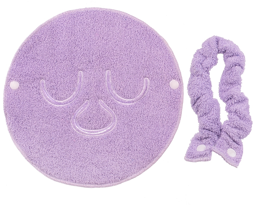 Kompressionshandtuch für Schönheitsbehandlungen Towel Mask lila - MAKEUP Facial Spa Cold & Hot Compress Lilac — Bild N3