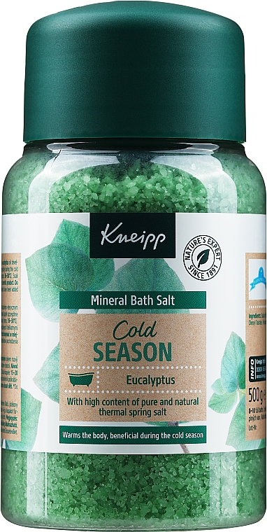 Badekristalle mit ätherischem Eukalyptusöl - Kneipp Eucalyptus Bath Crystals Salt — Bild N1