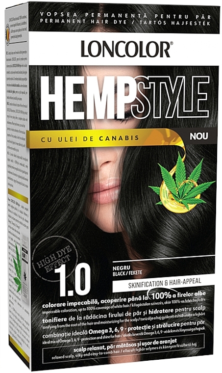 Permanente Haarfarbe mit Ammoniak - Loncolor Hempstyle Permanent Hair Dye — Bild N1