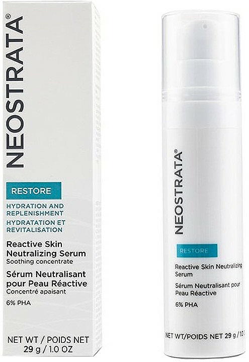 Beruhigendes und neutralisierendes Gesichtsserum gegen Pigmentflecken und Rötungen - Neostrata Restore Reactive Skin Neutralizing Serum 6% PHA — Bild N1