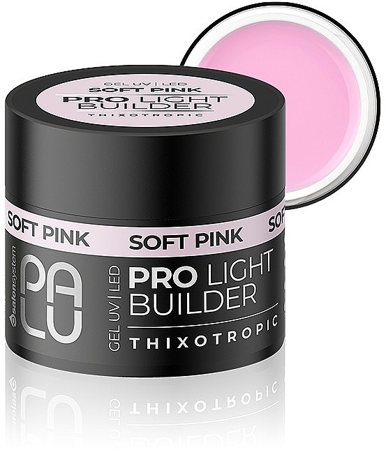 Nagelgel - Palu Pro Light Builder Soft Pink  — Bild N1