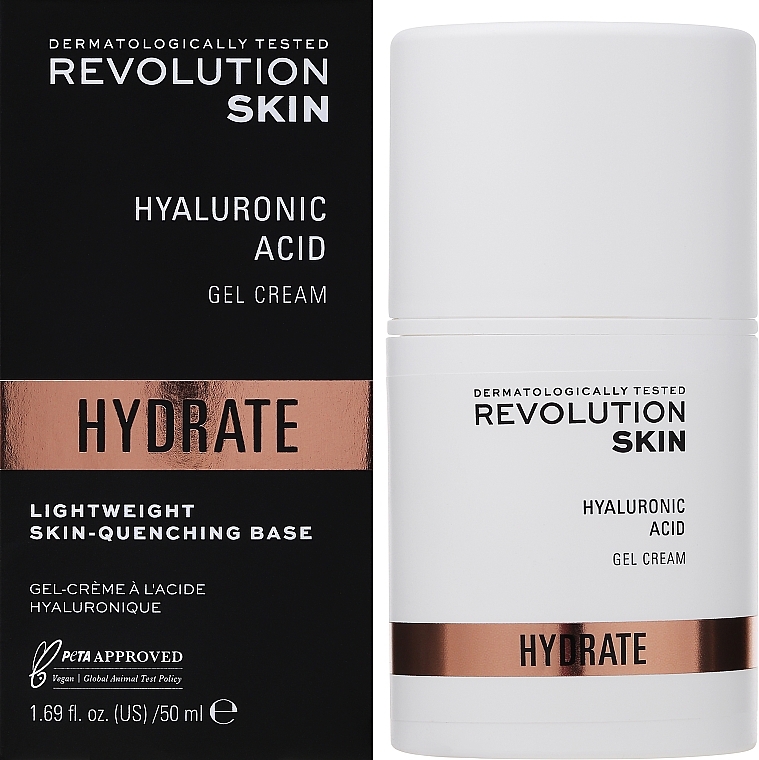 Leichte Gelcreme für das Gesicht - Revolution Skin Hydrate Gel-Cream  — Bild N2
