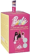 Düfte, Parfümerie und Kosmetik Doppelseitiges Haarhandtuch aus Satin Barbie Pinker Panther - Glov Double-Sided Satin Hair Towel Wrap Barbie Pink Panther